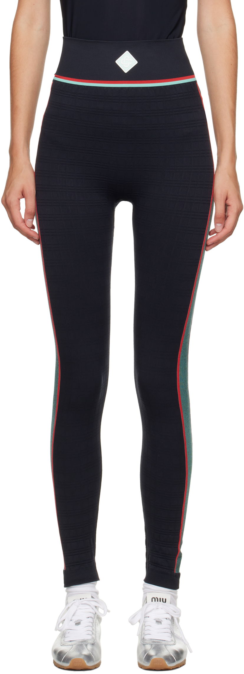 Клинове Casablanca Casablanca Seamless Sport Leggings Многоцветен | WPF25-ACT-030-01