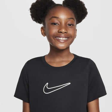 Тениска Nike Dri-FIT One Fitted Short Sleeve T-Shirt Черно | FZ5600-010, 2