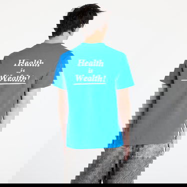 Тениска Sporty & Rich Sporty & Rich Health is Wealth T-Shirt Синьо | TO043622300BL67, 2
