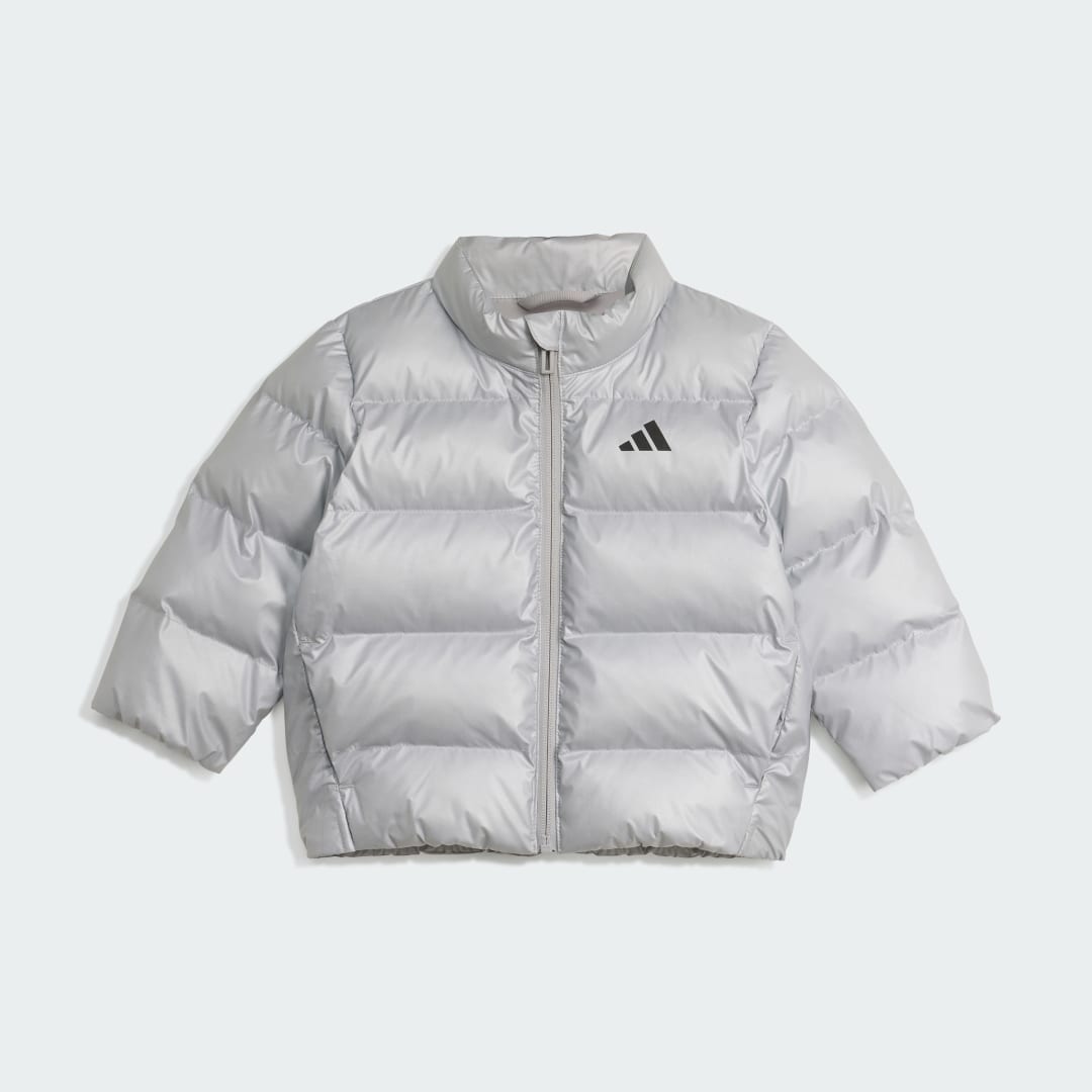 Пухо яке adidas Performance Glam Faux Down Jacket Сиво | JM8870, 0