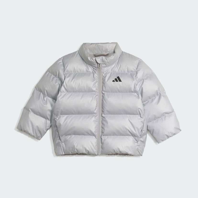 Пухо яке adidas Performance Glam Faux Down Jacket Сиво | JM8870