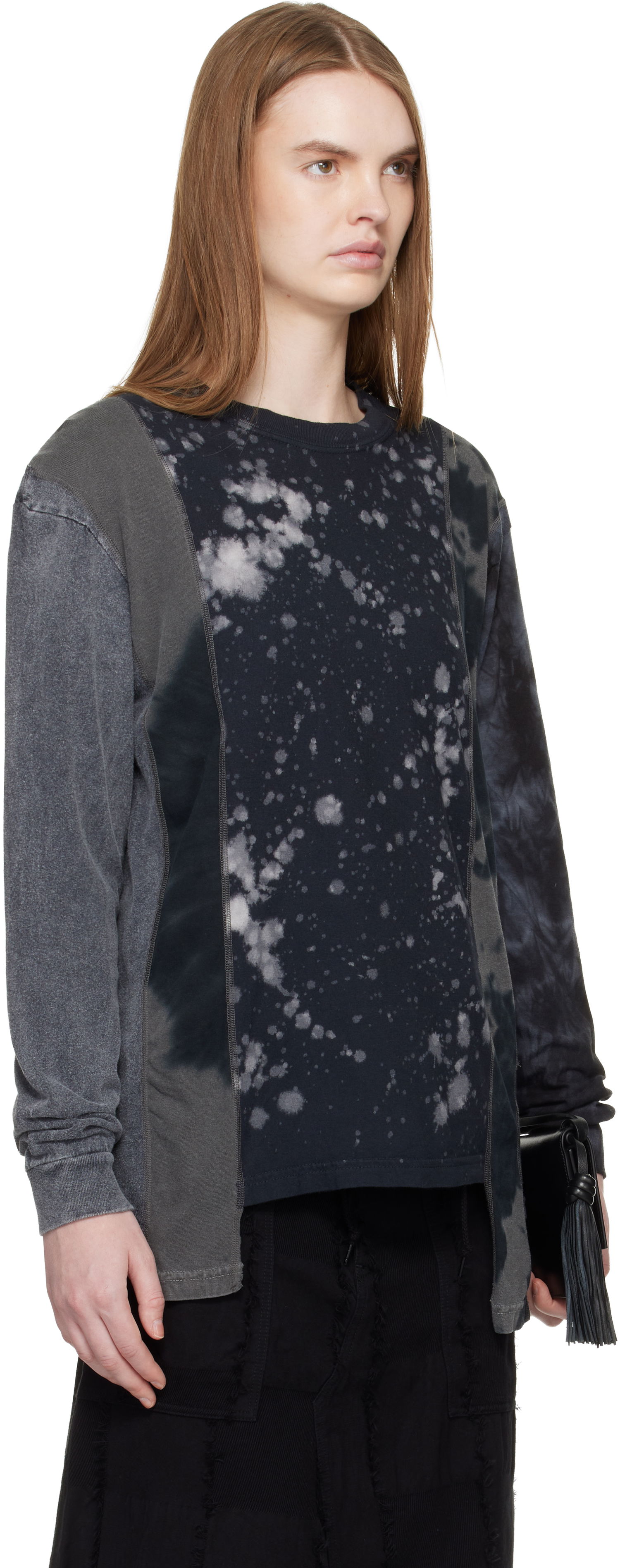 Тениска Needles Mishmash 5 Cut Long Sleeve T-shirt Многоцветен | QV406, 1