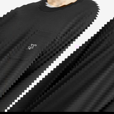 Тениска Needles Needles Papillion Long Sleeve Pocket Tee Черно | QV361-C, 5