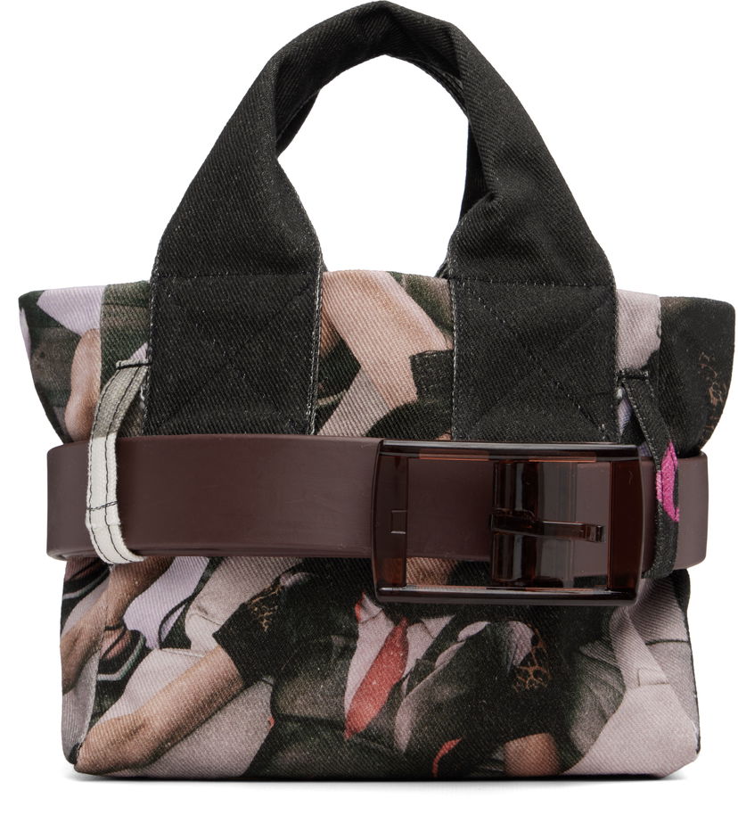 Голяма пазарска чанта Ottolinger Ottolinger Mini Belted Tote Многоцветен | 126-902428-01