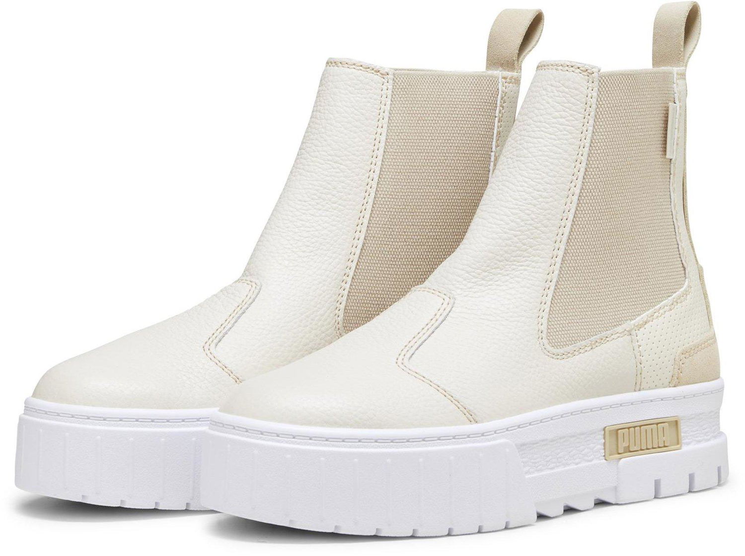 Кецове и обувки Puma Mayze Chelsea Luxe Wns Бежово | 393092-02, 1