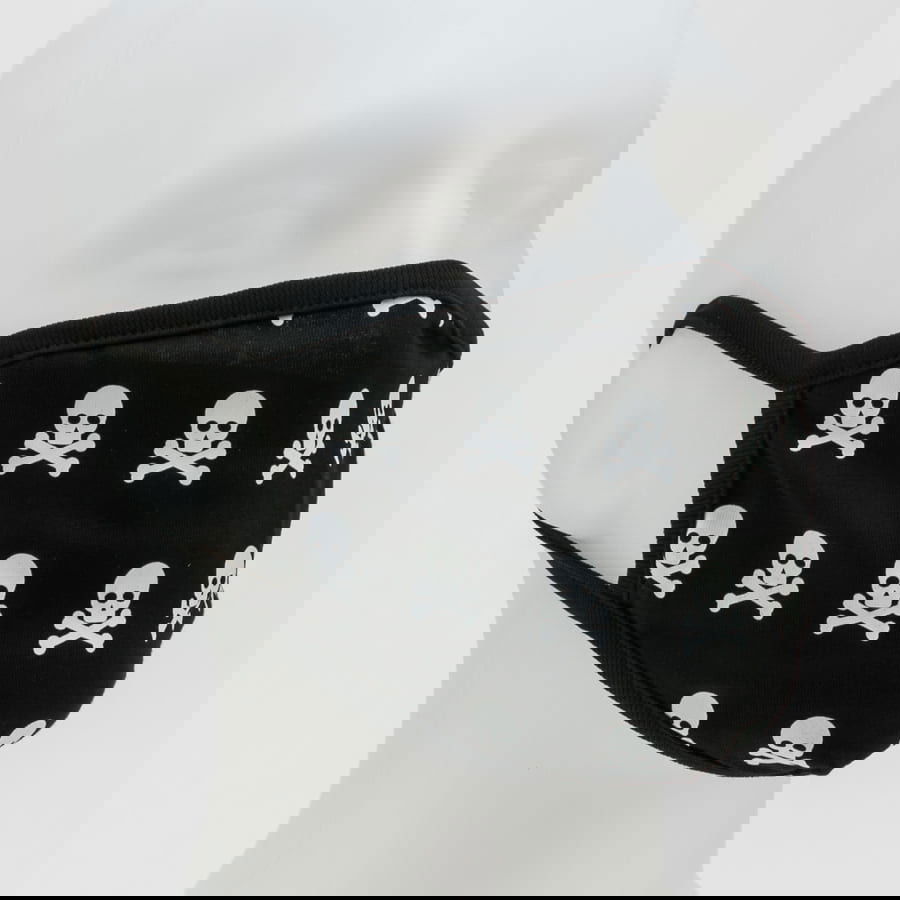 Облекло Urban Classics Skull Face Mask Черно | MT1377, 0