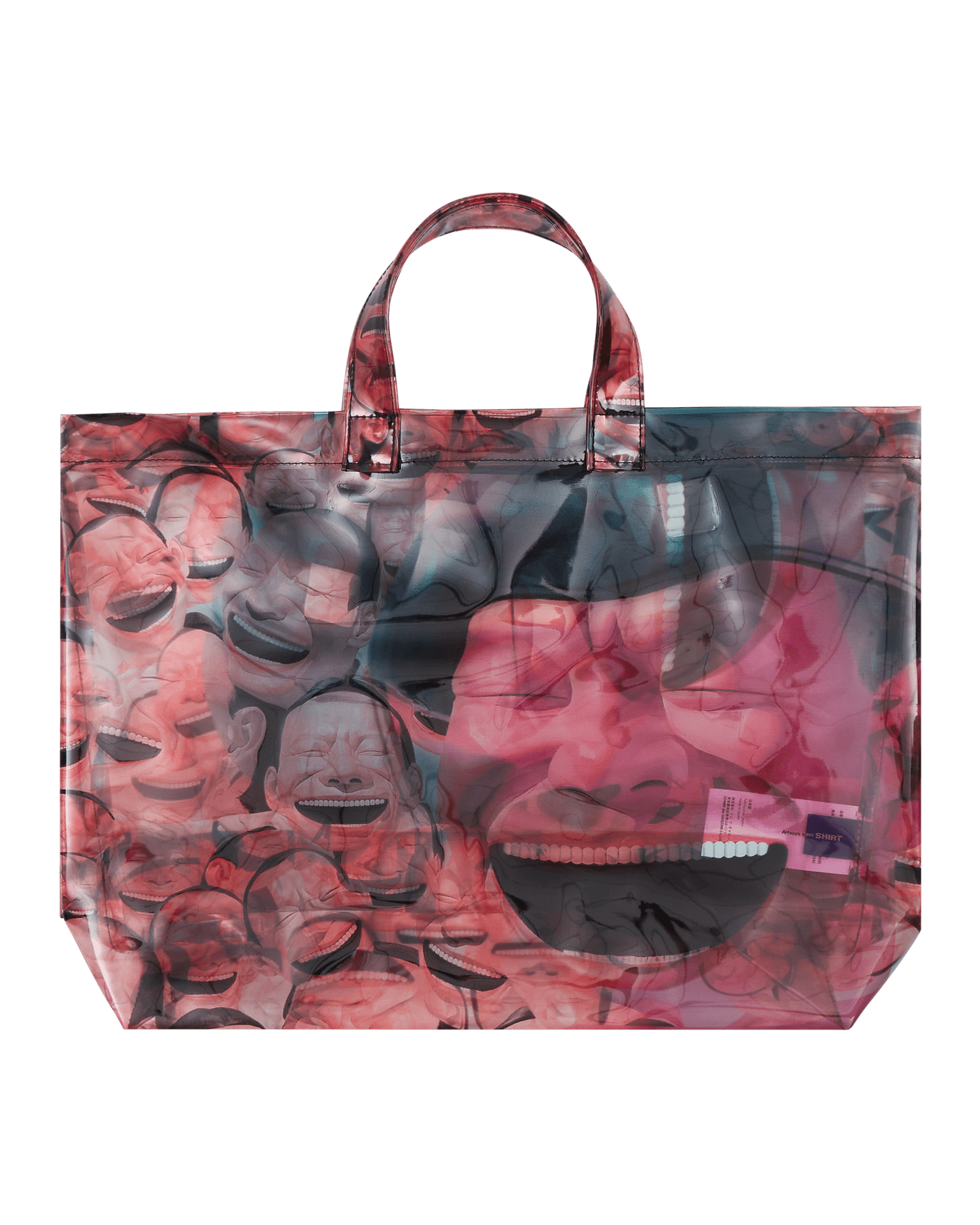 Голяма пазарска чанта Comme des Garçons Yue Minjun Tote Bag Розово | FG-K210-SS21 1, 1