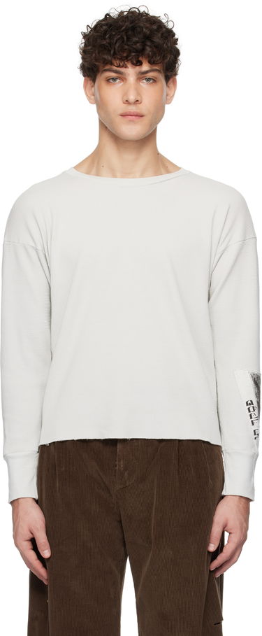 Тениска Enfants Riches Déprimés Assemblage Long Sleeve Thermal T-Shirt Бяло | 010-809, 0