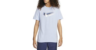 Тениска Nike Sportswear Swoosh Print T-Shirt Синьо | dn5243-548, 1