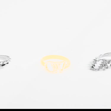 Пръстен Off-White Off-White OW Ring with Rhinestones Жълто | OWOC11AC99MET0017672, 0