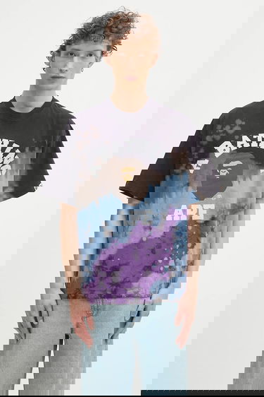 Тениска BAPE Tie dye college T-shirt Многоцветен | 1K80109003, 0