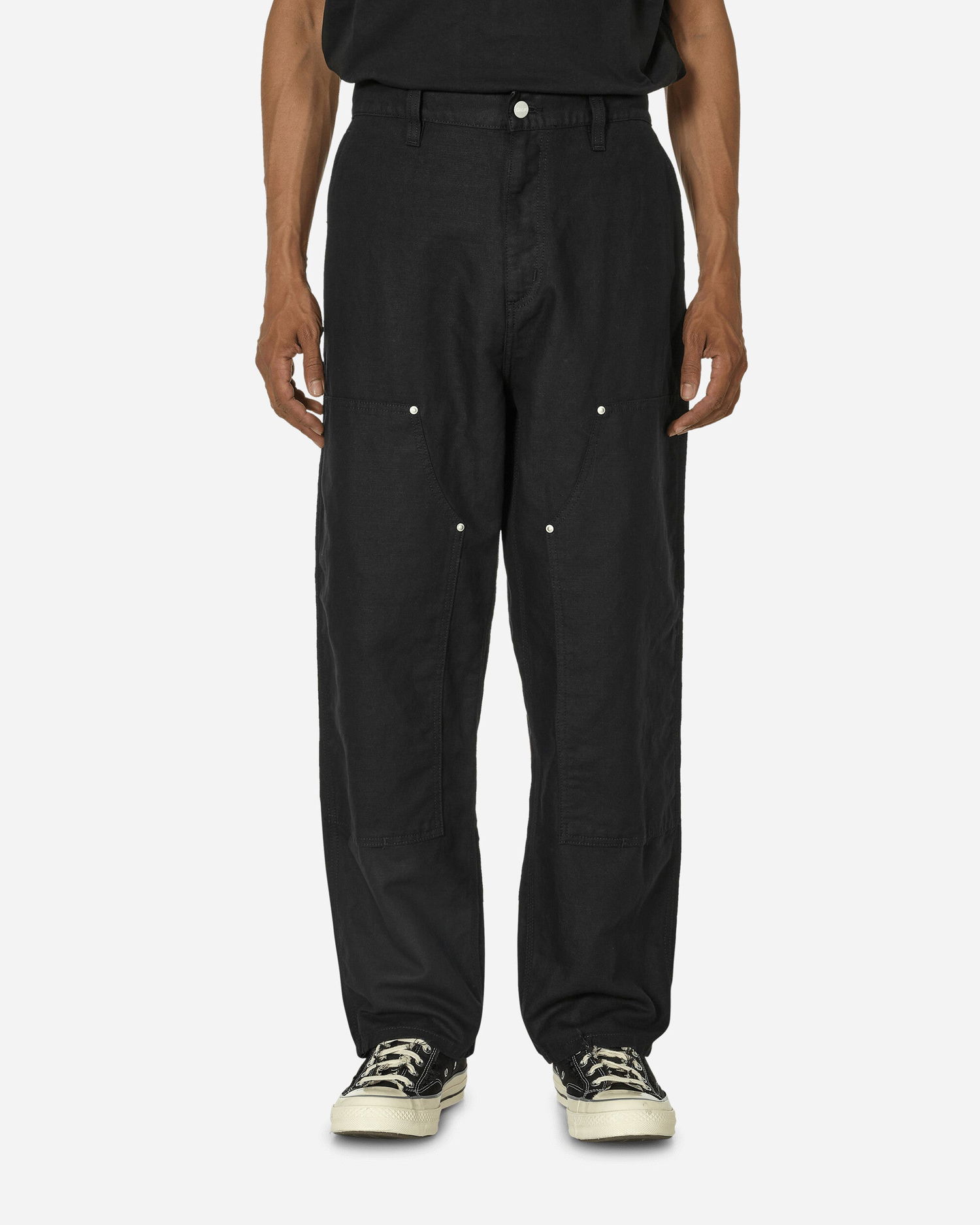Панталони Carhartt WIP Walter Double Knee Pant Черно | I033580.8902, 1