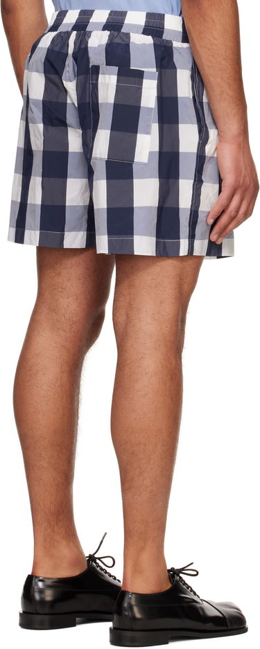 Бански Walter Van Beirendonck Walter Van Beirendonck Checked Casual Shorts Синьо | 2012, 2