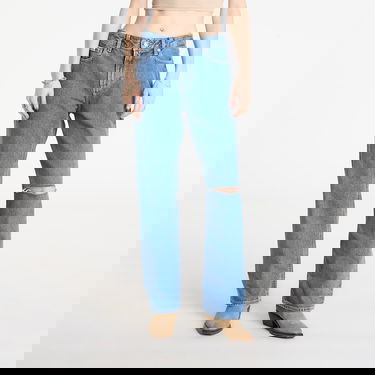 Дънки CALVIN KLEIN 90S Straight Short Jeans with Ripped Knee Синьо | LV047E609G VLC Short, 0