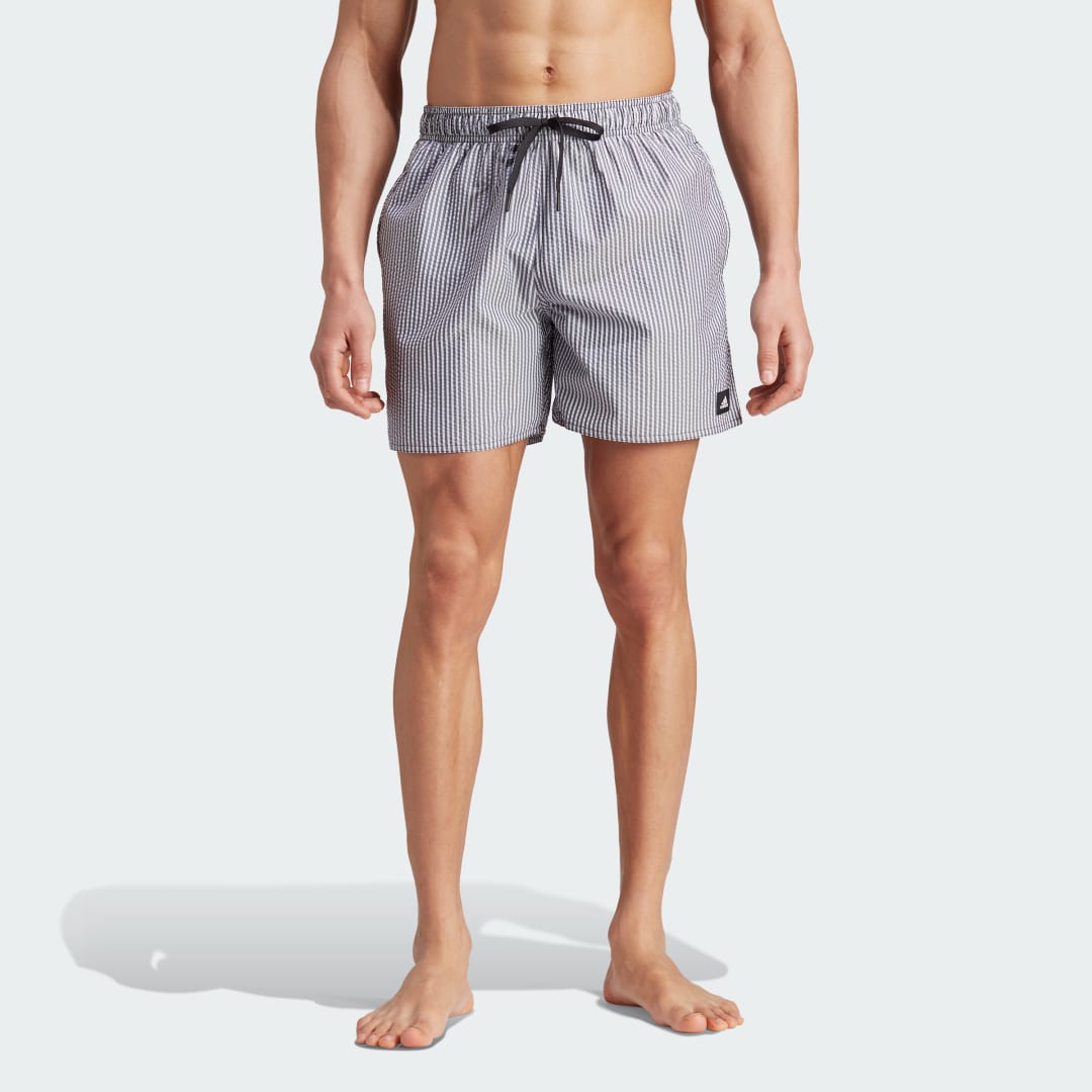 Бански adidas Performance Stripey Classics Swim Shorts Сиво | IL4020, 0