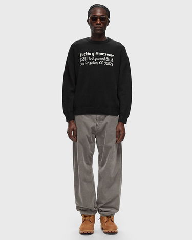 Пуловер Fucking Awesome FA Hollywood Crewneck Sweater Черно | PN20020-BLACK, 1