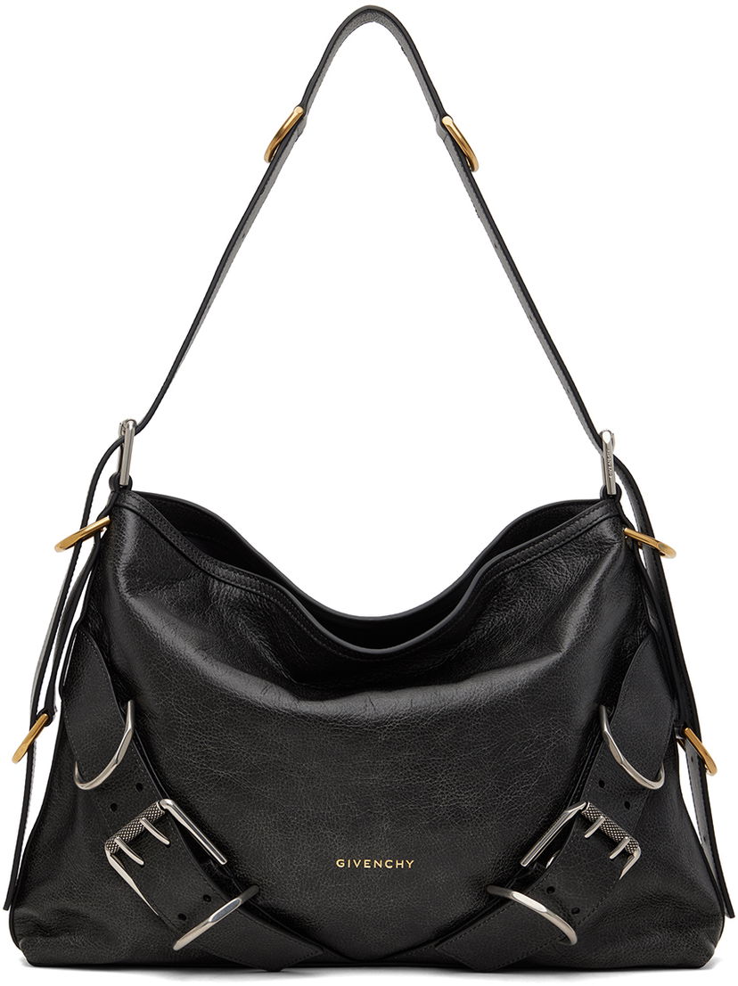 Чанта през рамо Givenchy Medium Voyou Boyfriend Bag Черно | BB50YLB1YE001