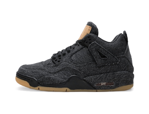 Кецове и обувки Jordan Levi"s x Air Jordan 4 Retro GS "Black Denim" Черно | AQ9103-001