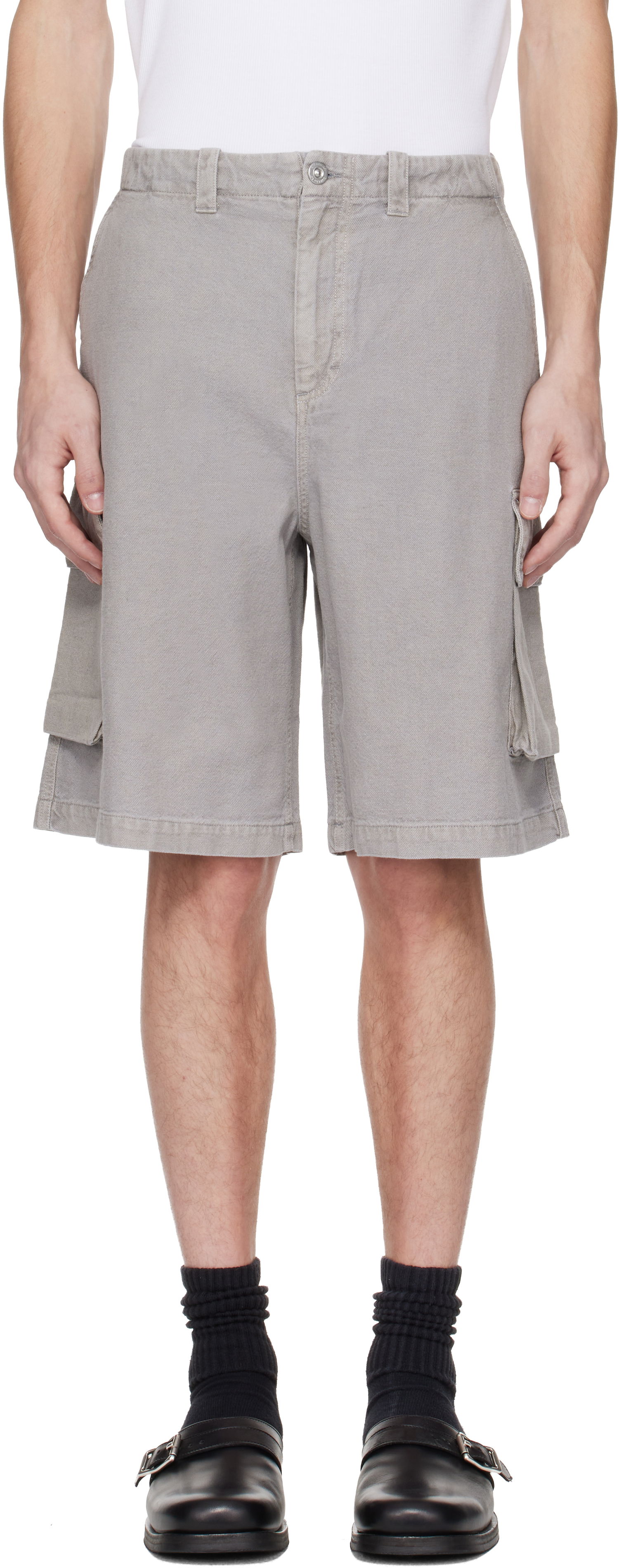 Къси панталони OUR LEGACY Our Legacy Mount Cargo Shorts Сиво | M2254MSS, 0