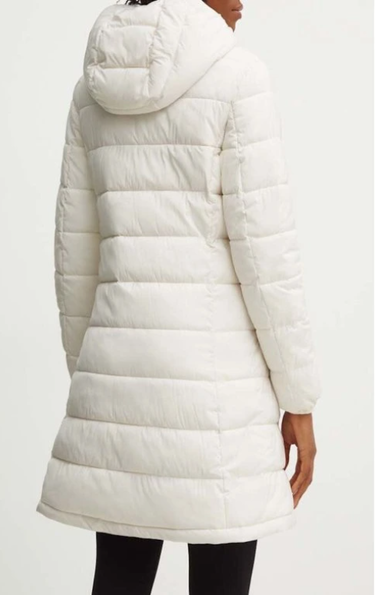 Пухо яке GUESS Long Puffer Coat With Hood Бяло | V4YL05WF3X0-G1O6, 1