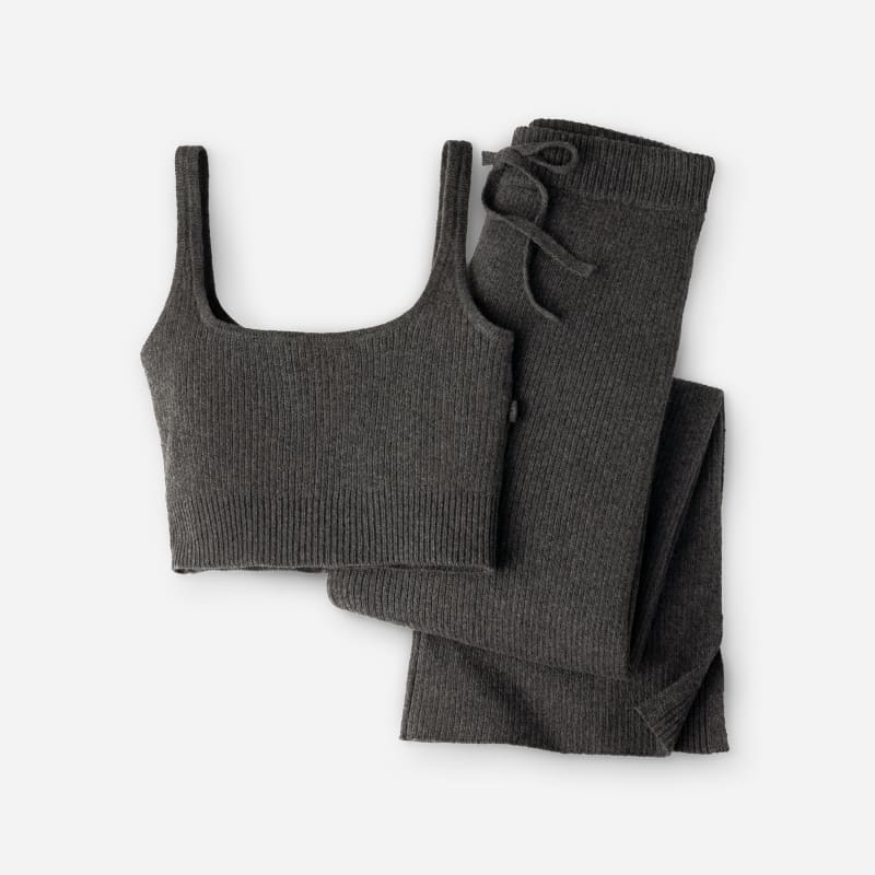 Комплект UGG Elisiana Knit Tank and Pants Set Size XS Сиво | 1161191-CRYH, 0