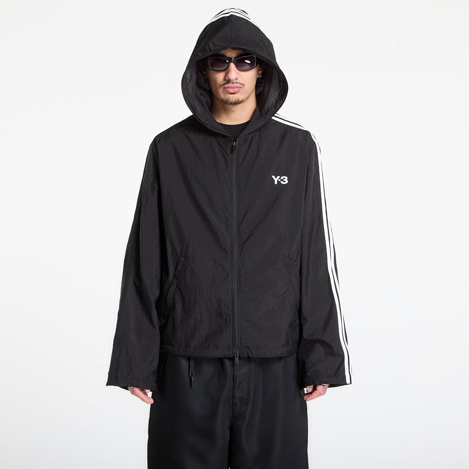 Ветровка Y-3 Y-3 Nylon Wired 3 Stripes Track Top Черно | KF1085, 0