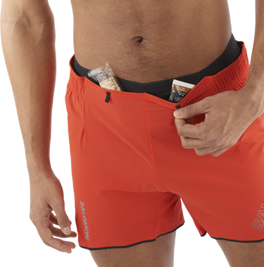 Къси панталони Salomon SENSE AERO 5 SHORTS Червено | lc2275000, 2