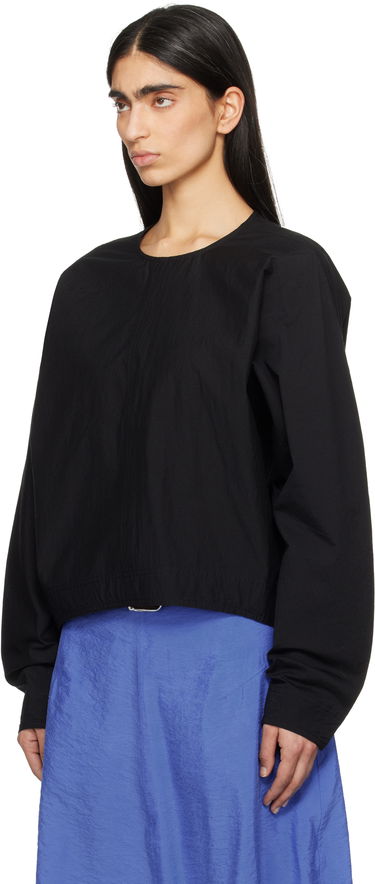 Пуловер TOTEME TOTEME Batwing Top Черно | 252-WRT0431-FB0374, 3