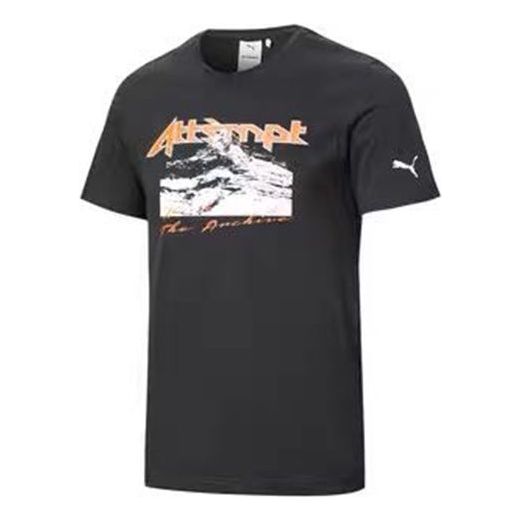 Тениска Puma PUMA x Attempt Crossover T-Shirt Черно | 598194-01