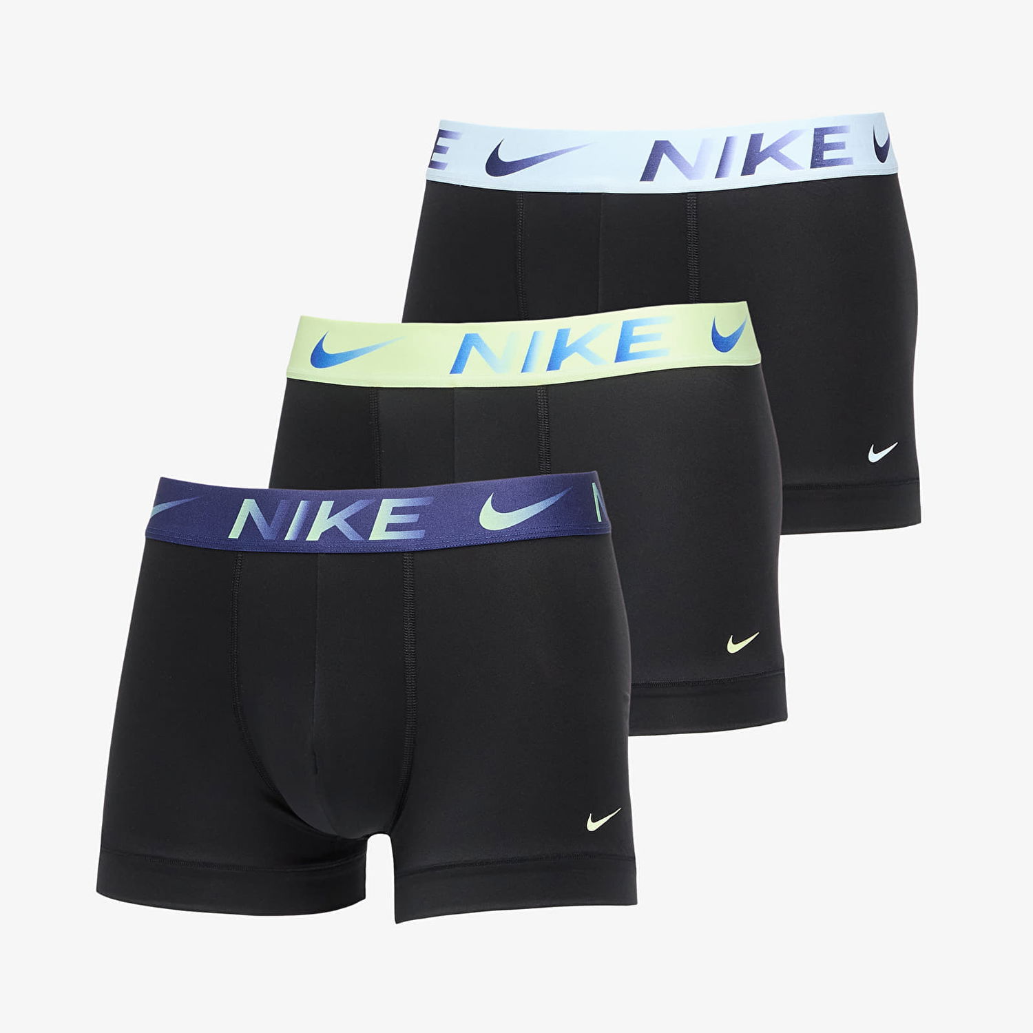 Боксерки Nike Nike DRI-FIT Essential Micro Trunk Boxer Briefs (3-Pack) Черно | 0000KE1156-UQF, 0