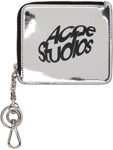 Портфейл Acne Studios Faux-Leather Wallet Сиво | CG0237-, 0