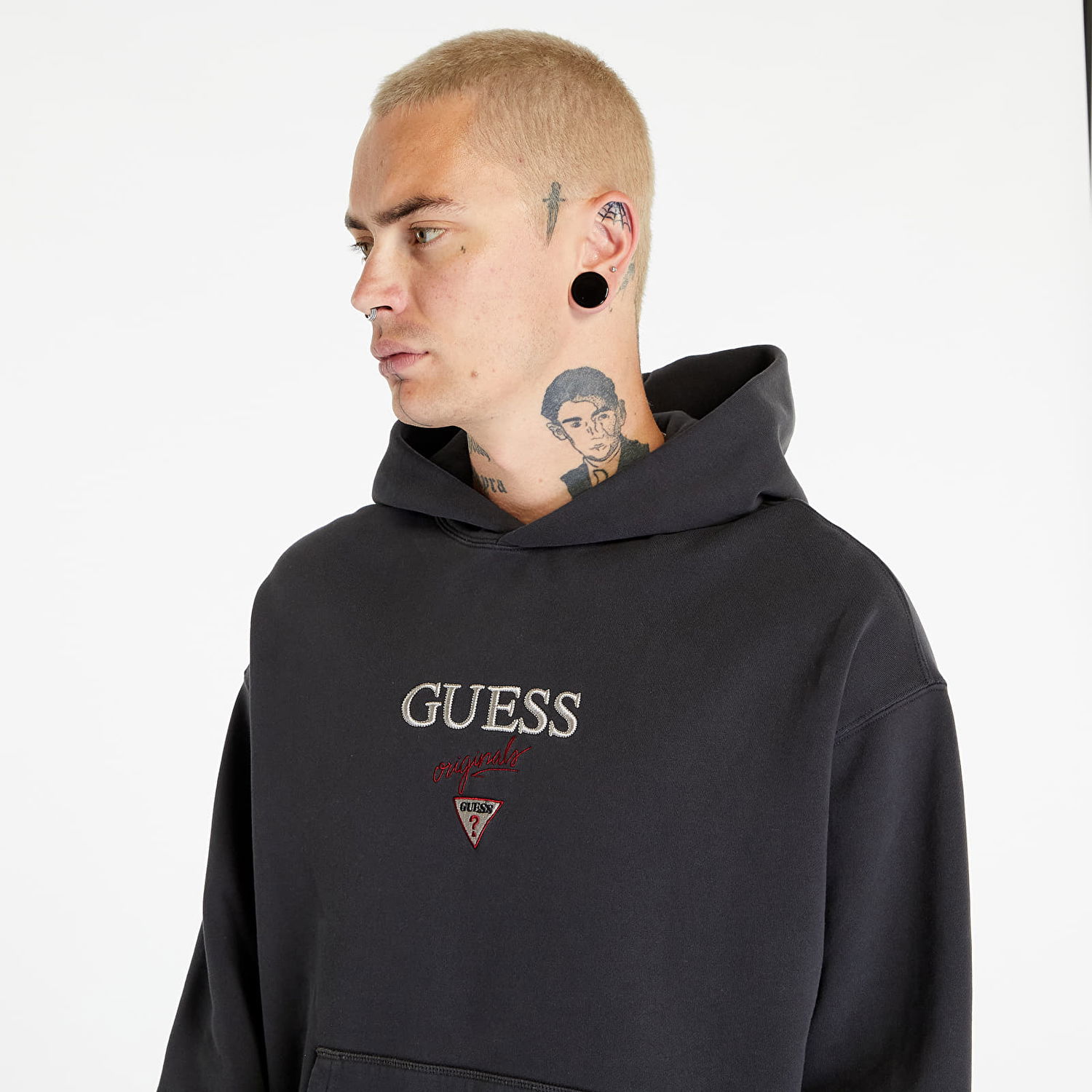 Суитчър GUESS Baker Logo Hoodie Черно | M3BQ15KBJ30-JTMU, 1