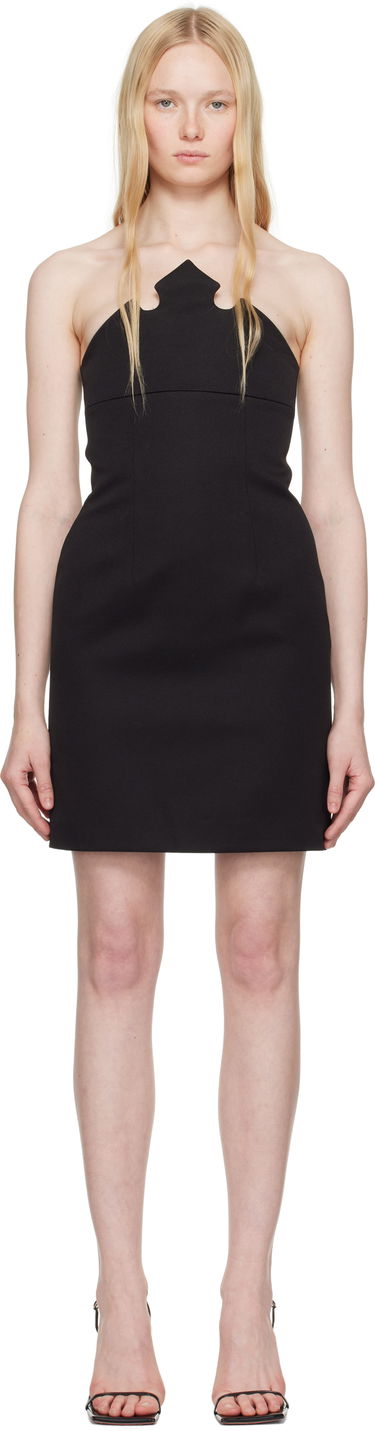 Pокля Coperni Coperni Crown Minidress Черно | DR184F3004, 0