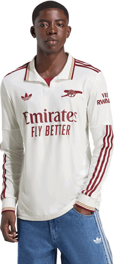 Фланелка adidas Originals adidas Originals FC Arsenal London Long Sleeve 3rd Jersey Бяло | ji9524, 4