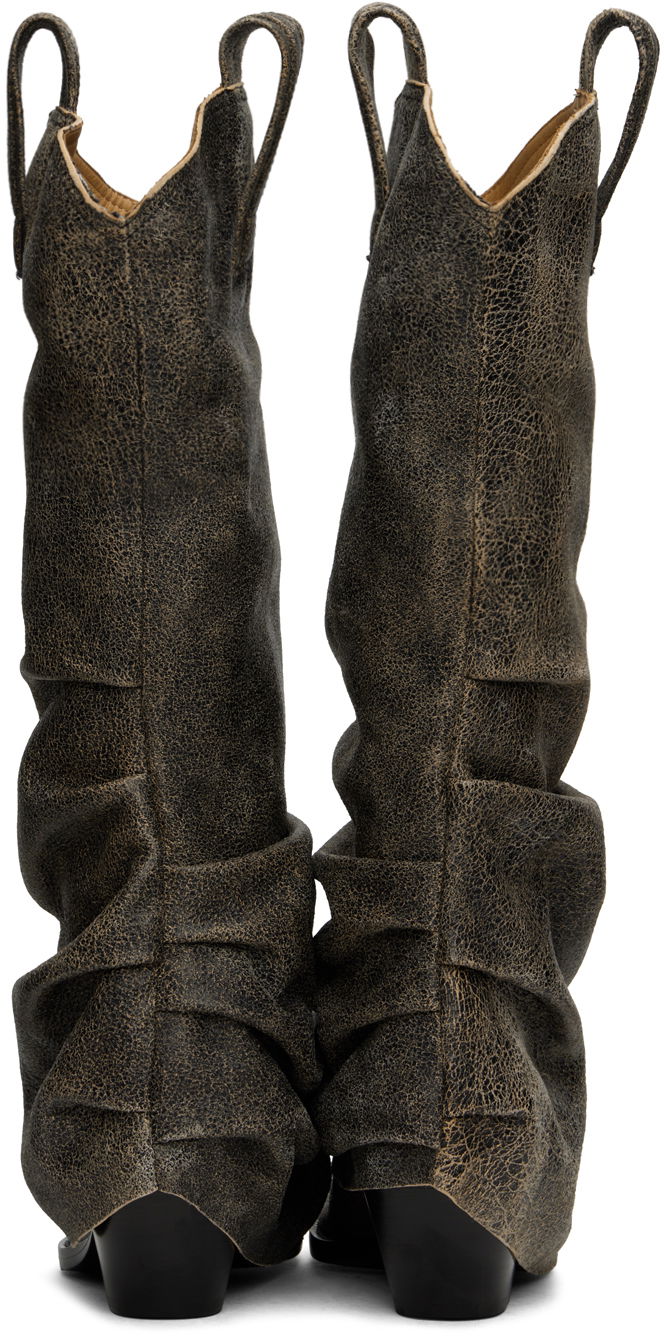 Облекло R13 R13 Mid Cowboy Sleeve Boots Кафяво | R13S0107-S131A, 1