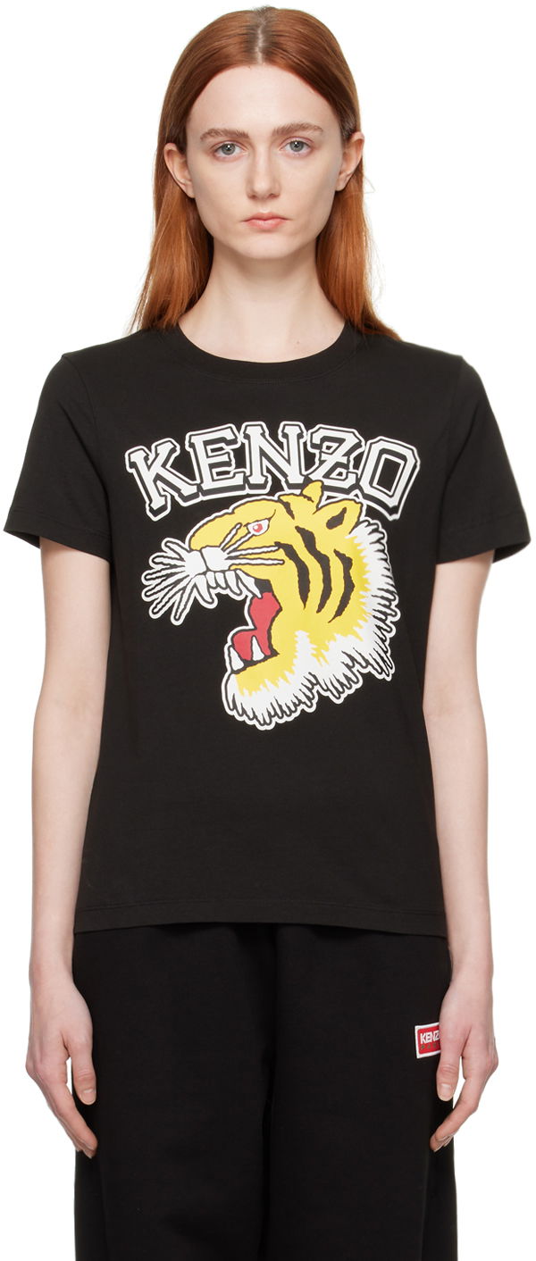Тениска KENZO Paris Varsity Jungle Черно | FD62TS0844SO, 0