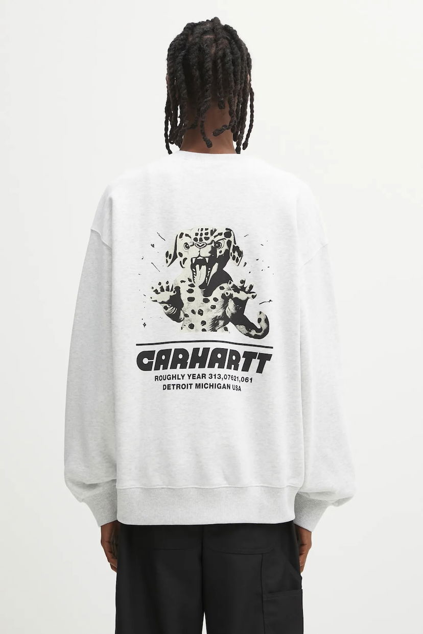 Суитчър Carhartt WIP Wiptopia Graphic Sweatshirt Сиво | I035644.482XX