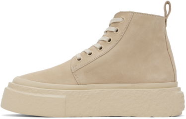 Кецове и обувки Maison Margiela MM6 Maison Margiela Suede High-Top Бежово | SH1WS0014 P5246, 2