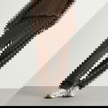 Спортни панталони Needles Side Line Velour Sweat Pant Кафяво | RW339-A, 2