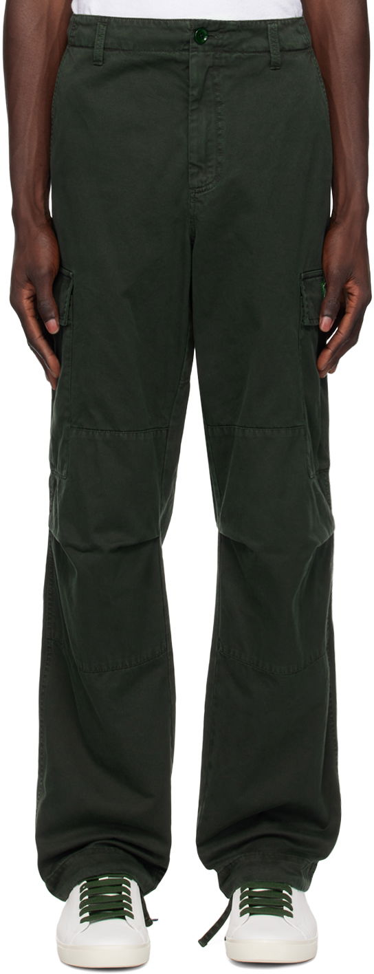 Карго панталони Dolce & Gabbana Dolce&Gabbana Garment-Dyed Cargo Pants Зелено | GP03LTG8KZ7, 0