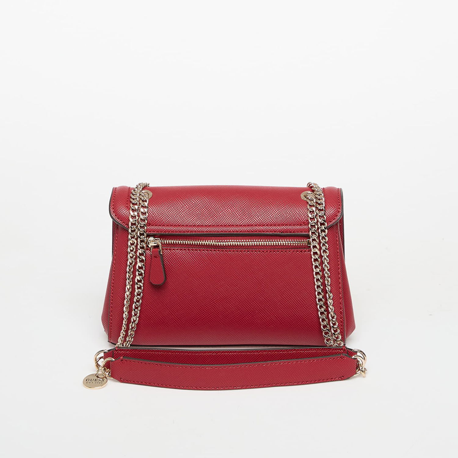 Чанта през рамо GUESS Noelle Ii Convertible Crossbody Flap Bag Червено | HWZG9672210-GAR, 1