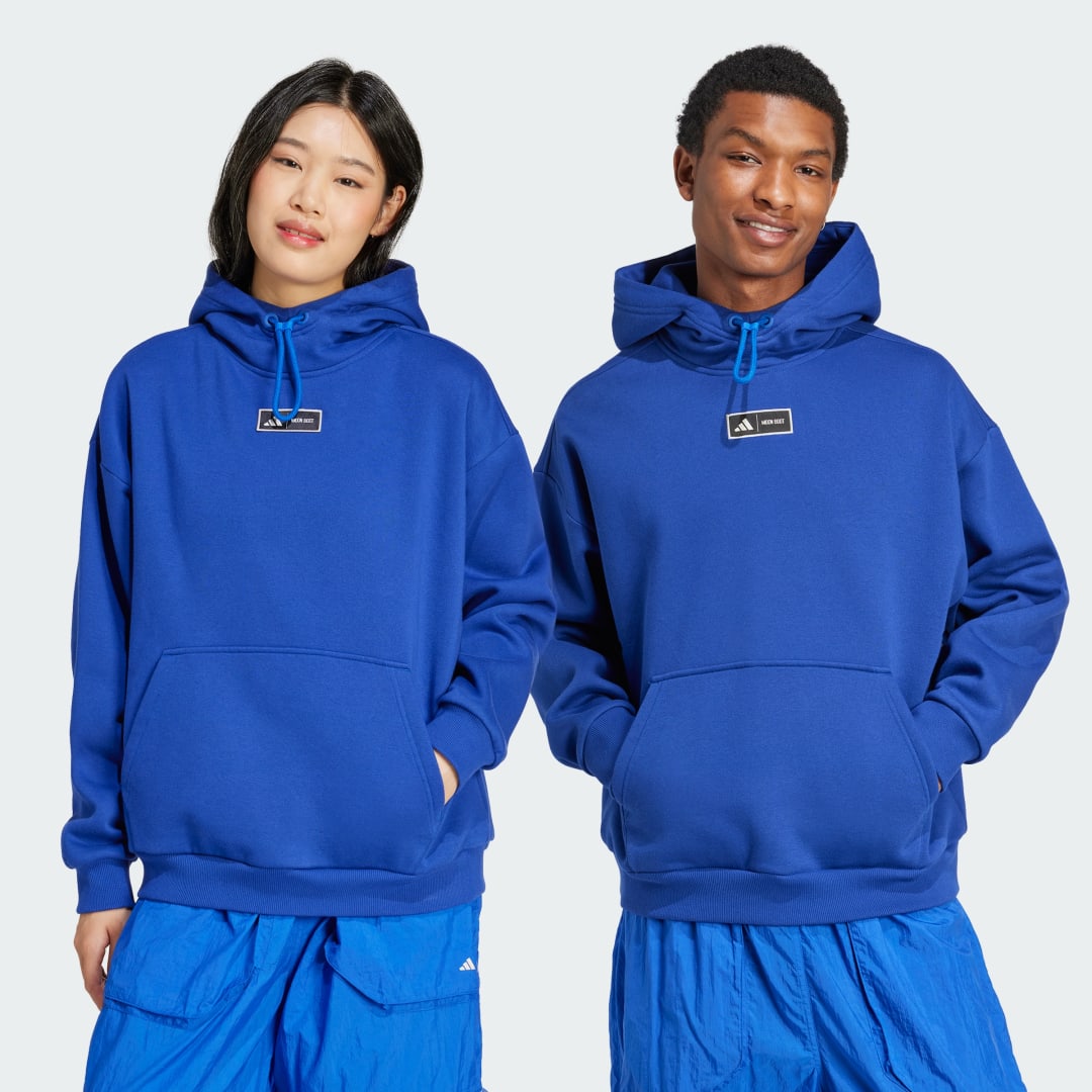 Суитчър adidas Performance MOON BOOT x Blue Hoodie Синьо | IY8045, 0