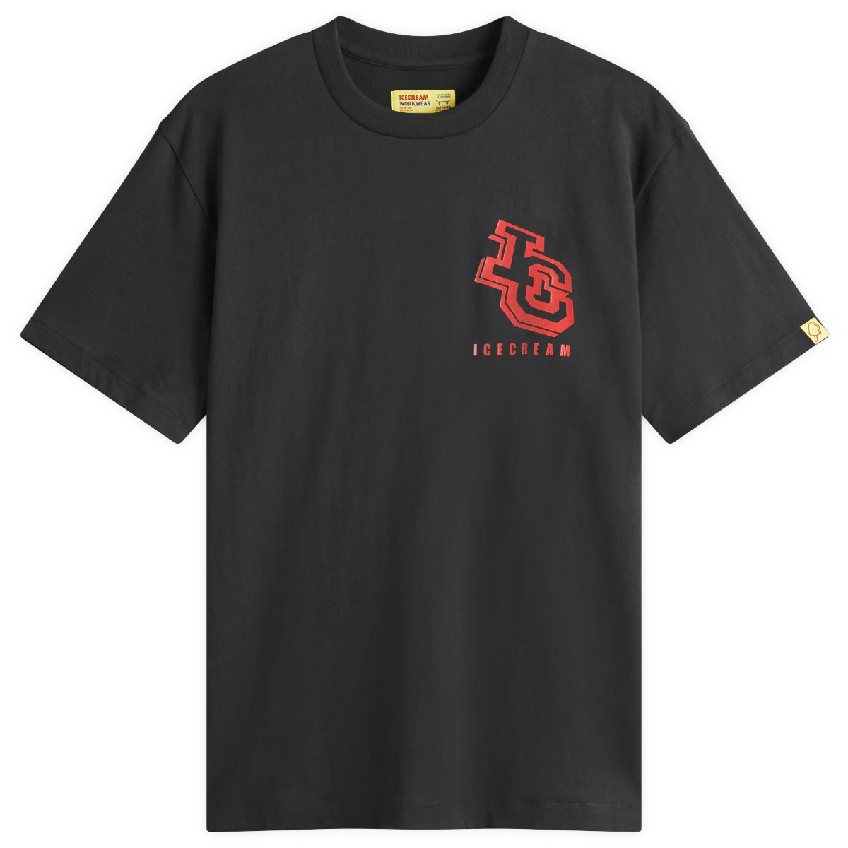 Тениска BBC IceCream Workwear T-Shirt, Size Large Черно | ICW25109-BLK, 1