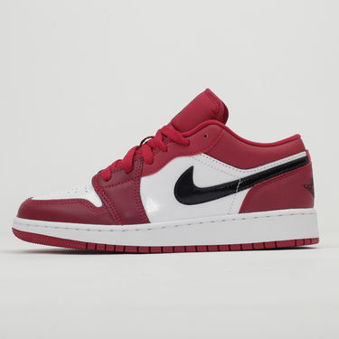 Кецове и обувки Jordan Air Jordan 1 Low GS "Noble Red" Бургунди | 553560-604, 1