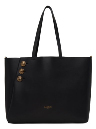 Голяма пазарска чанта Balmain Emblème Tote Bag Черно | CN1FE836LARN