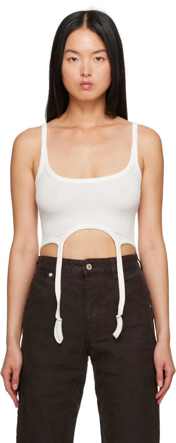 Потник HERON PRESTON Hooks Tank Top Бяло | HWAC005F23JER0010400, 0