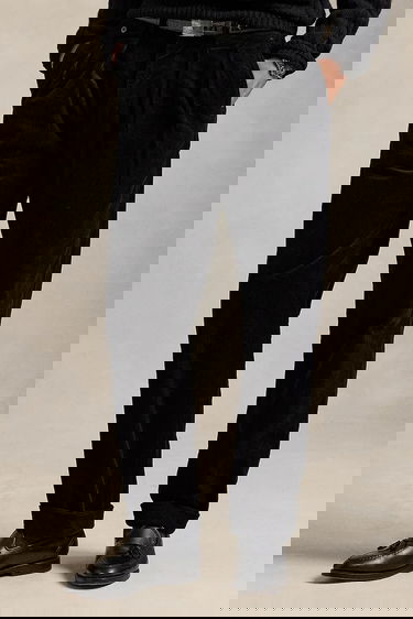 Панталони Polo by Ralph Lauren Pleated Corduroy Chinos Черно | 710882543014, 0