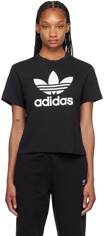 adidas Originals Black Adicolor Trefoil T-Shirt IU2422