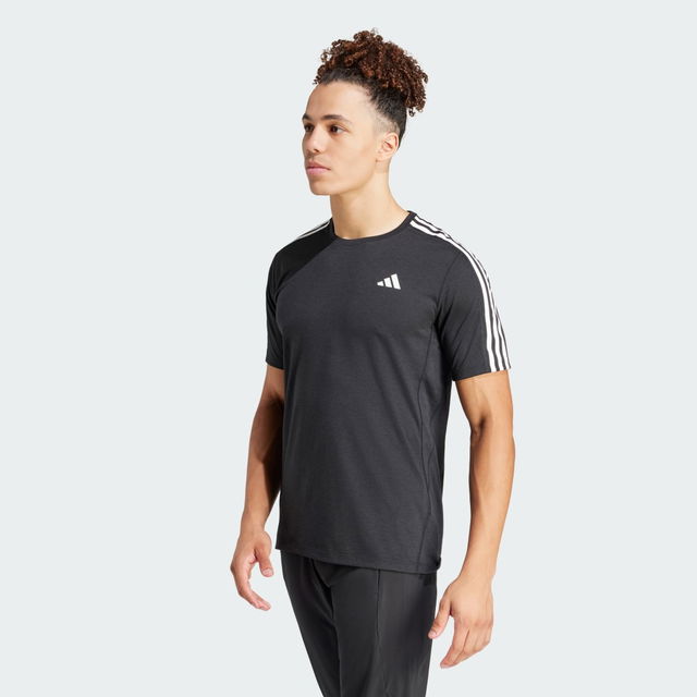 Own the Run 3-Stripes Tee