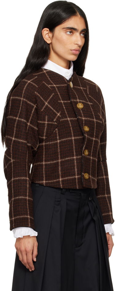 Яке Vivienne Westwood Vivienne Westwood Plaid Pourpoint Jacket Кафяво | 3304000S-W019W-, 1